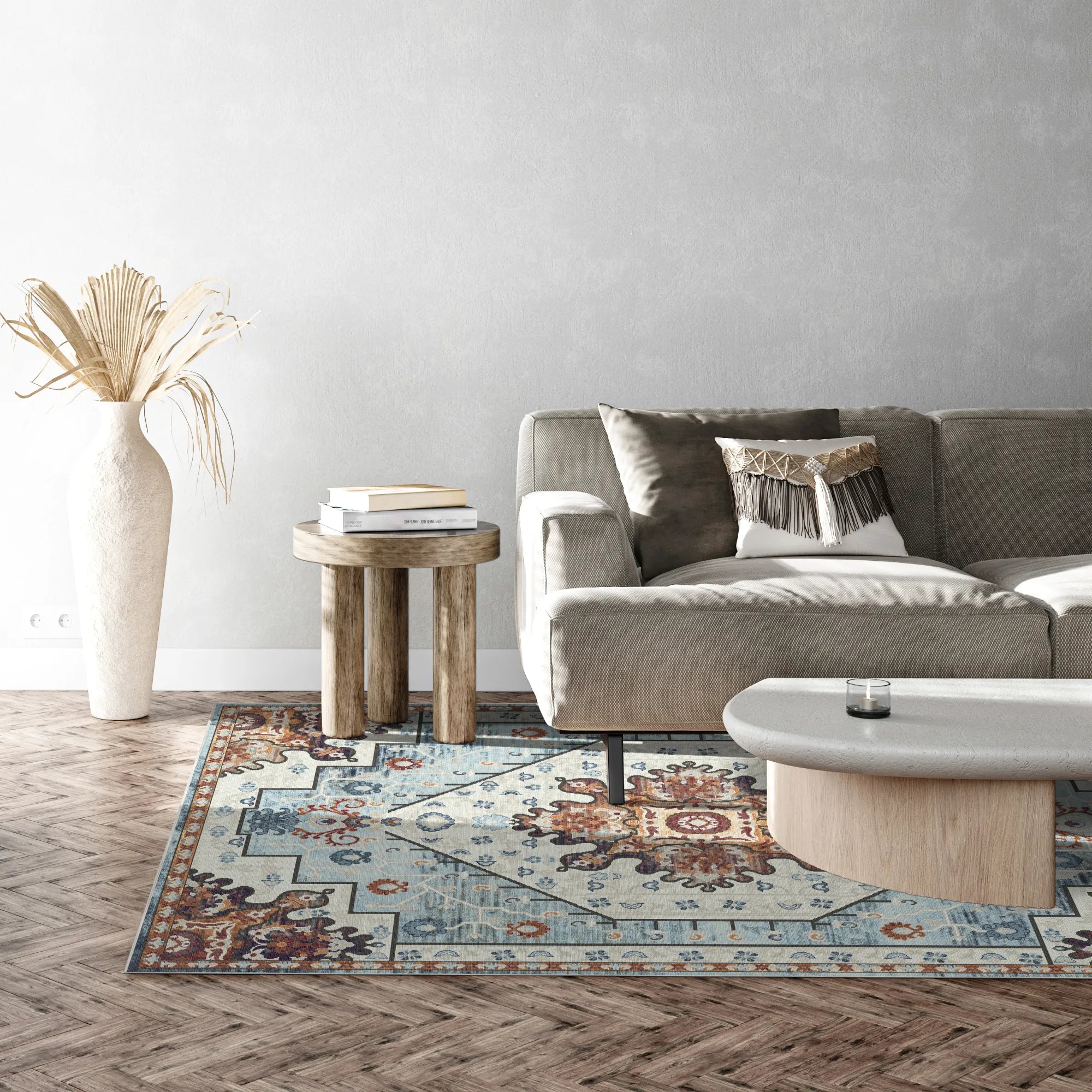 Alden Sky Emblem Medaillon Teppich