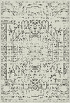 Onyx Creme Emblem Medaillon Teppich Creme