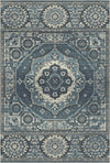 Cipher Kobalt Atelier Teppich Marineblau