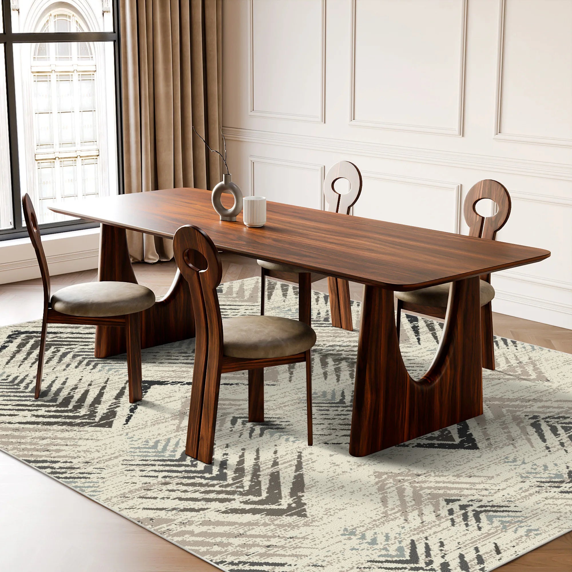 Waschbarer Teppich Alpine Drift