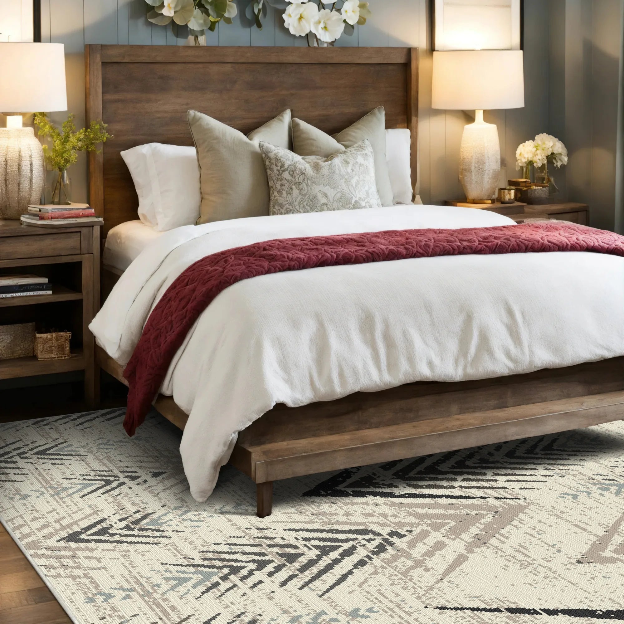 Waschbarer Teppich Alpine Drift