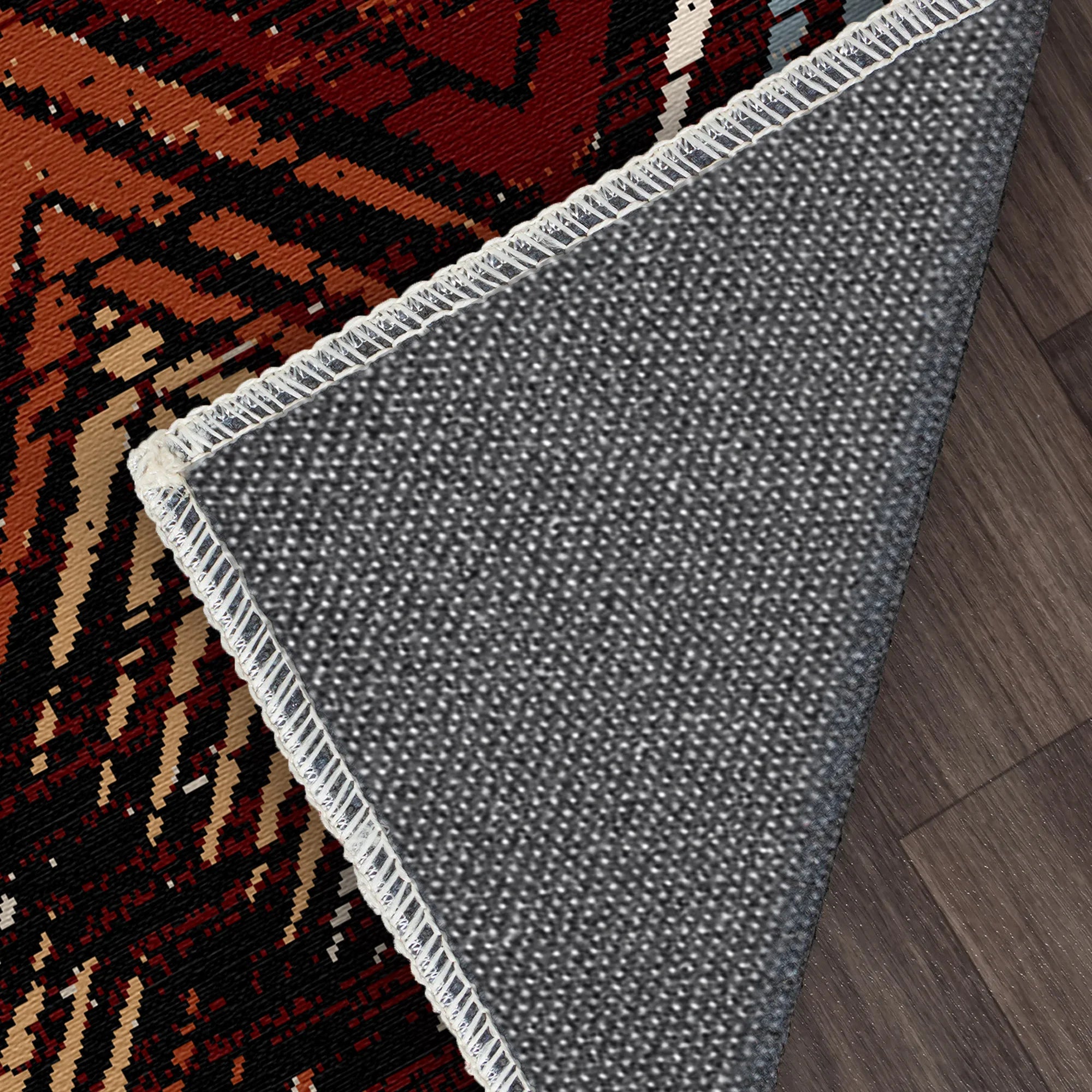 Waschbarer Teppich Ember Peak Abstrakt