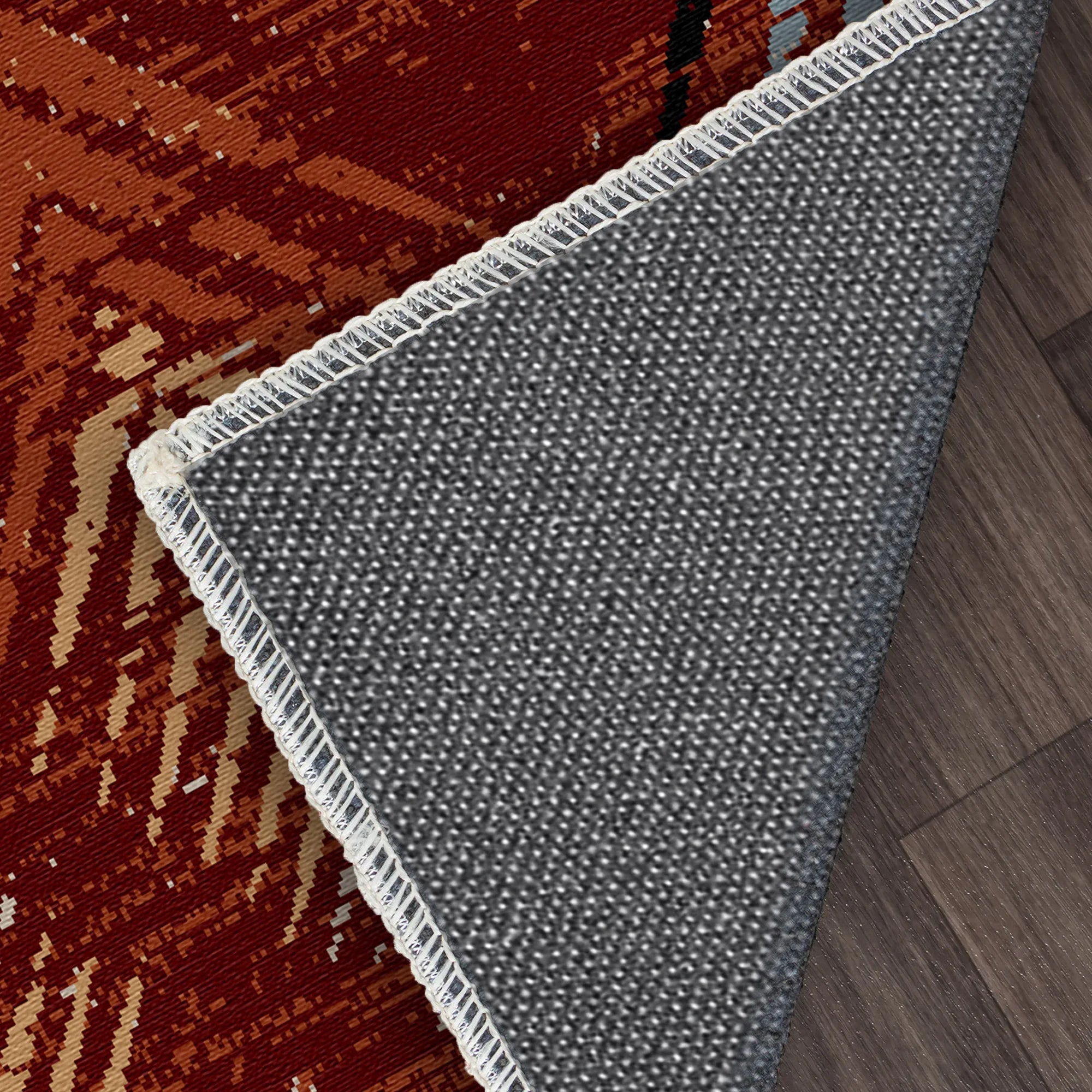 Waschbarer Teppich Scarlet Valley Abstract