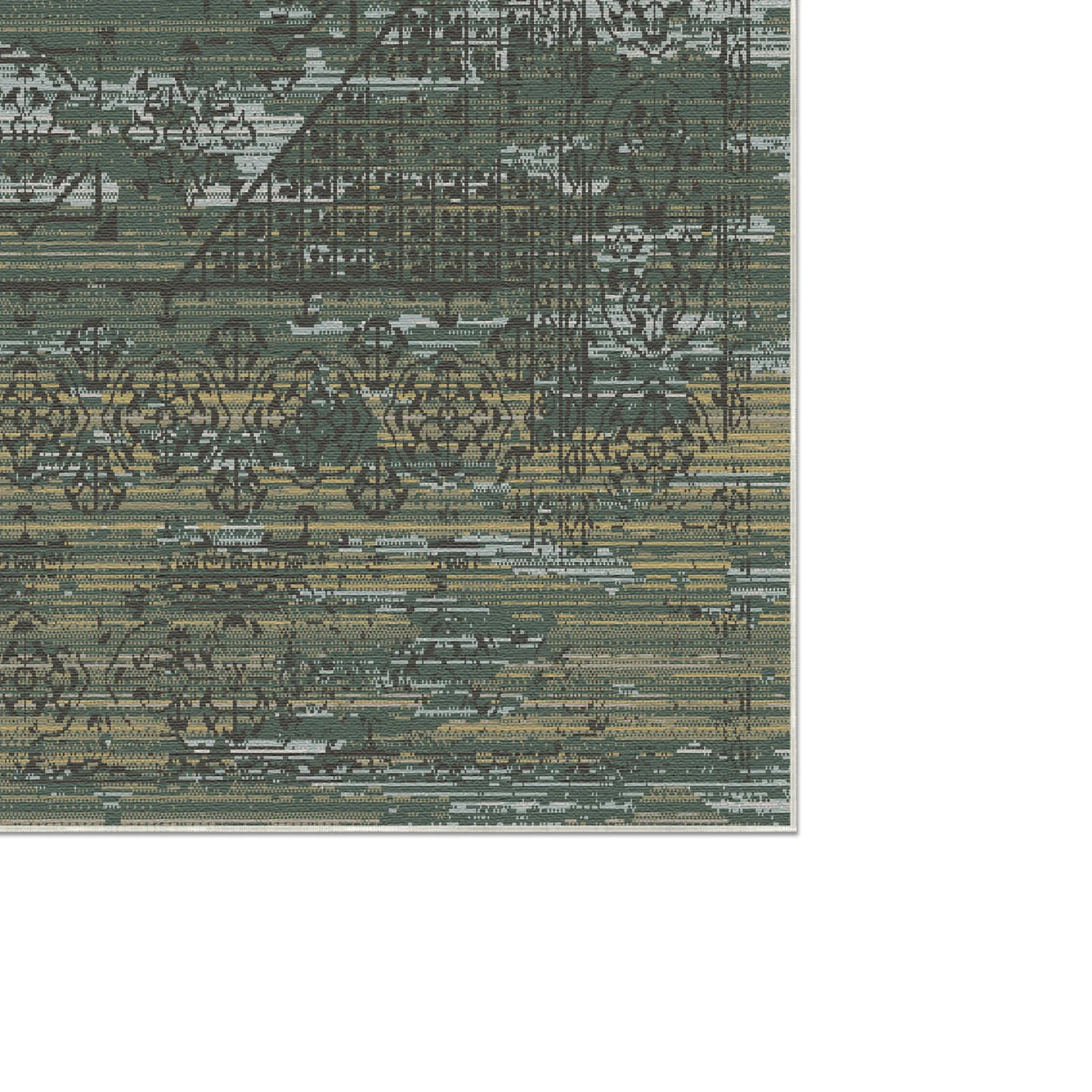 Solstice Salbei Geometrischer Teppich