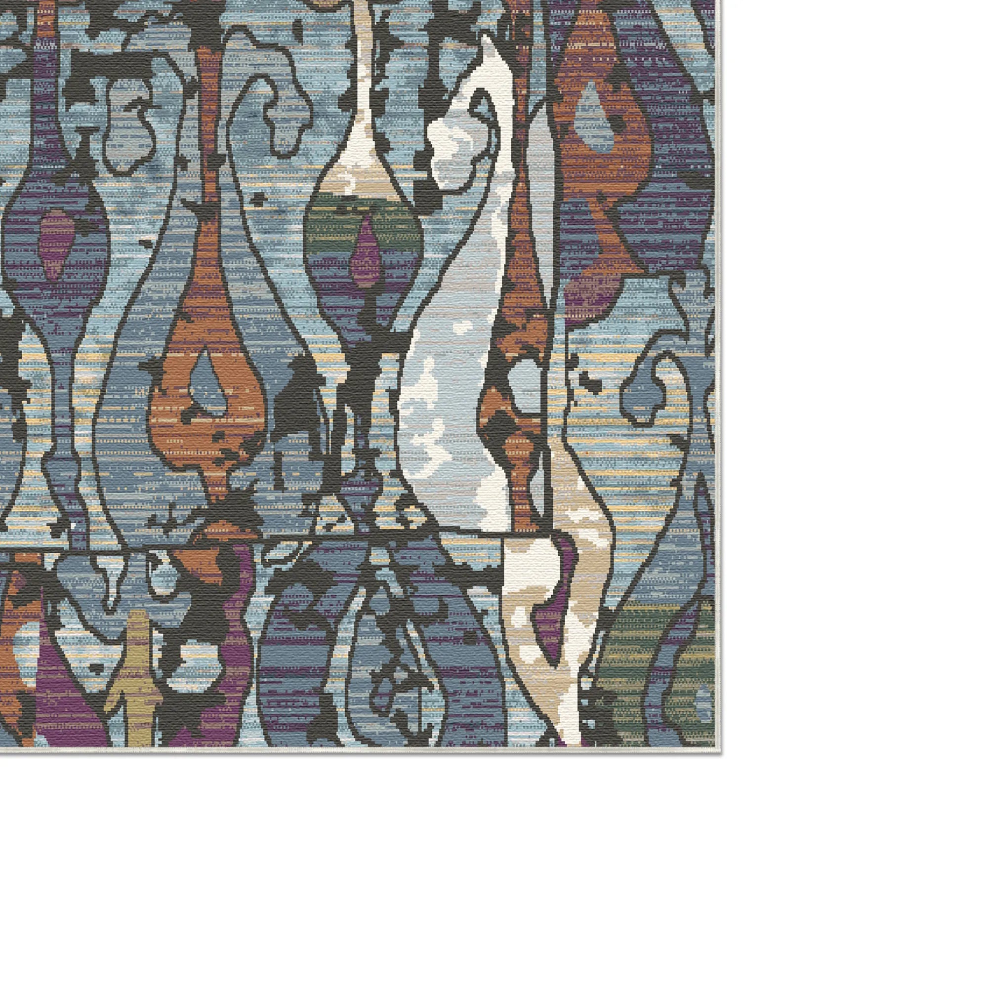 Chromatic Dusk Ogee Teppich