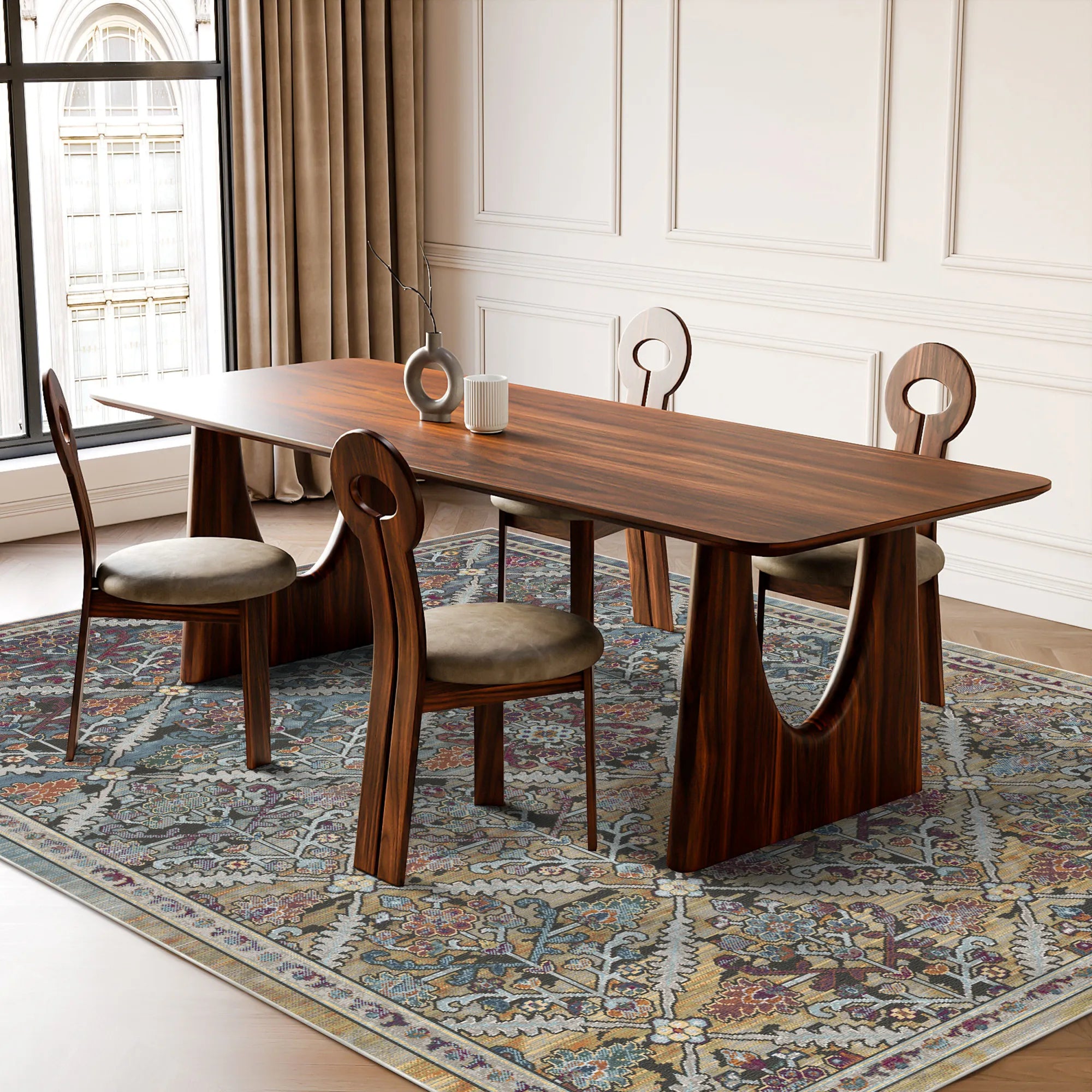 Regal Bloom Gitterteppich