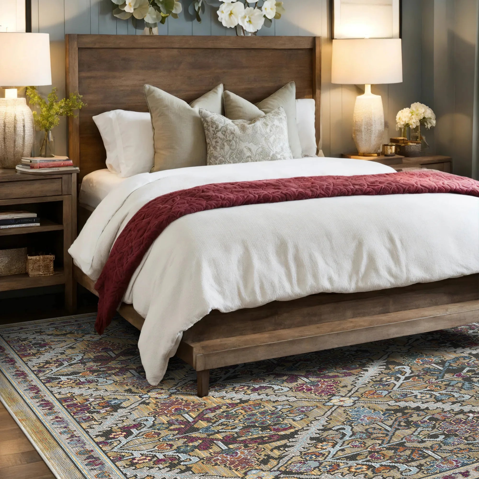 Regal Bloom Gitterteppich