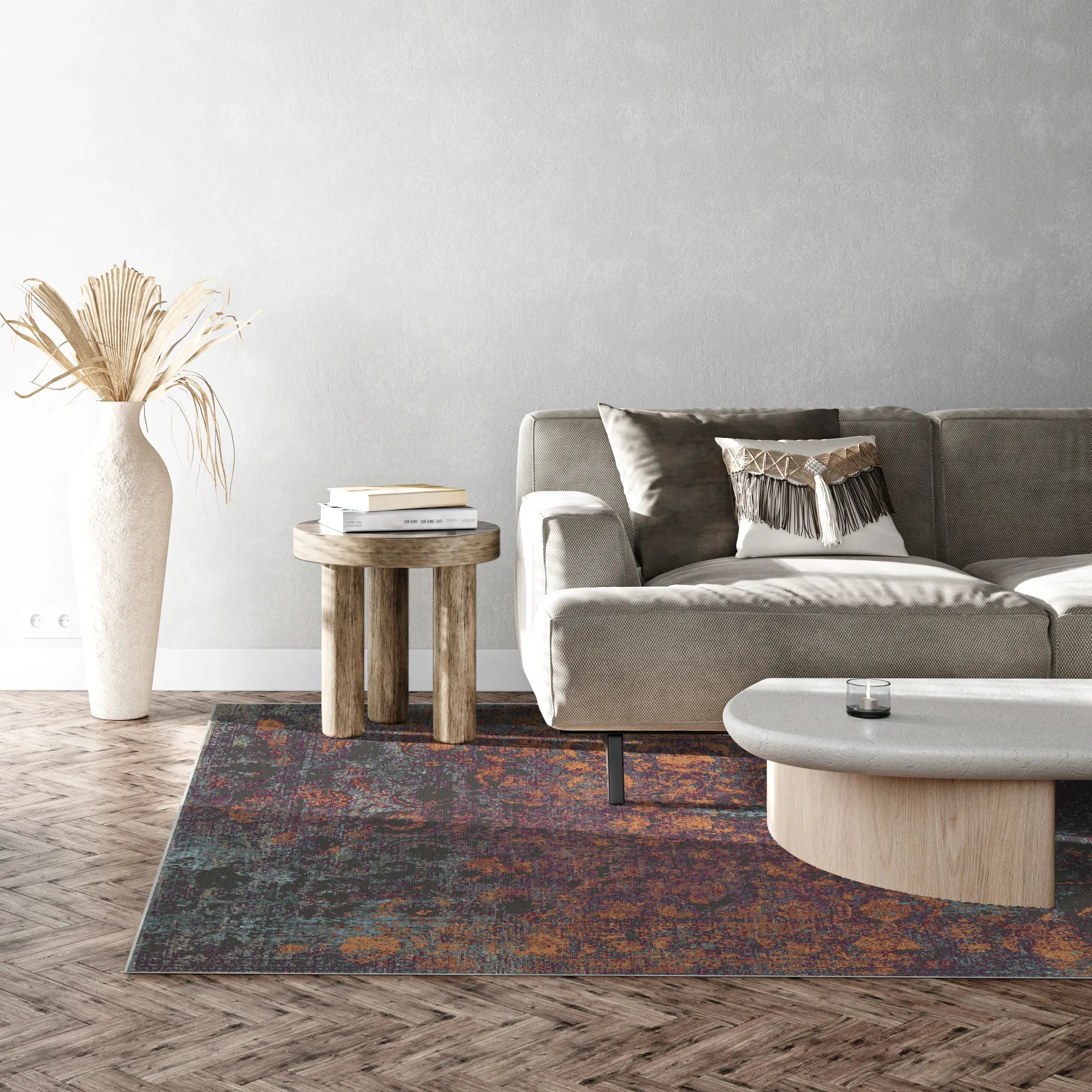 Medaillon Teppich Schwelende Dämmerung