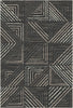 Waschbarer Teppich Graphit Grid Urban 