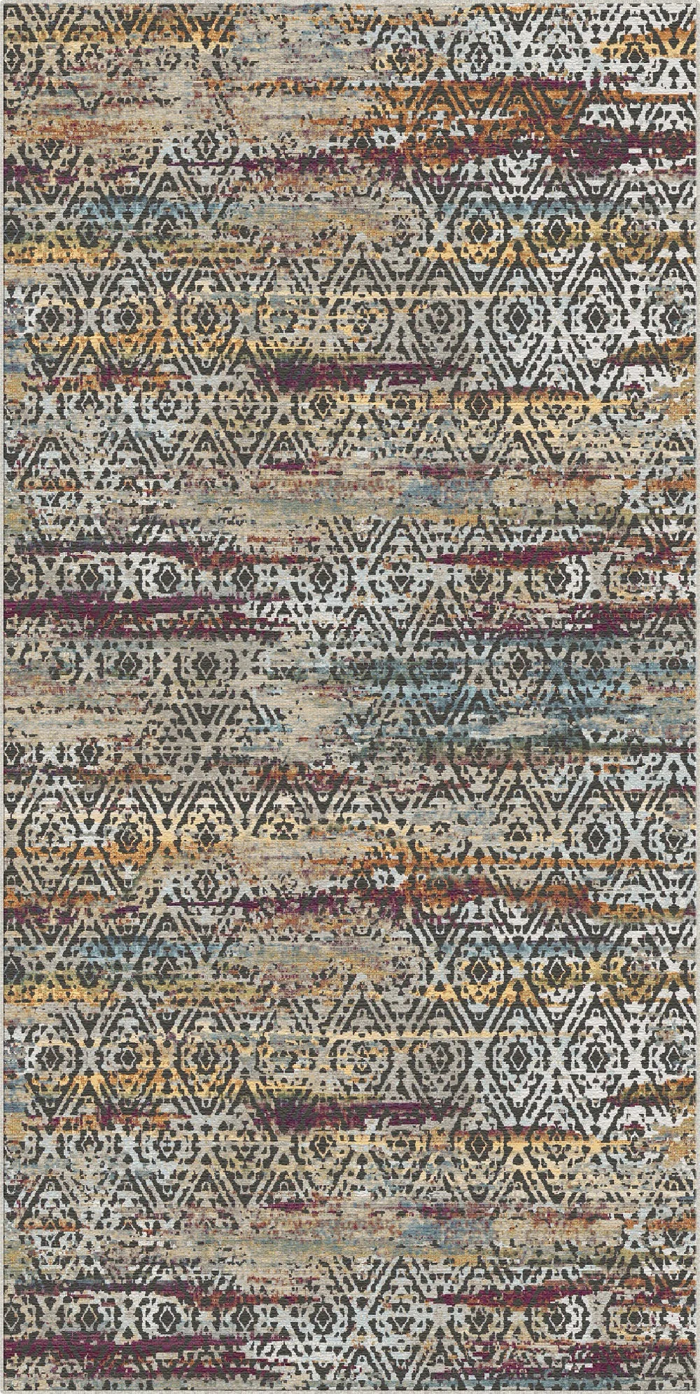 Vivid Solstice Geometrischer Teppich