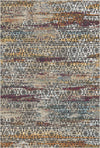 Vivid Solstice Geometrischer Teppich Pflaume