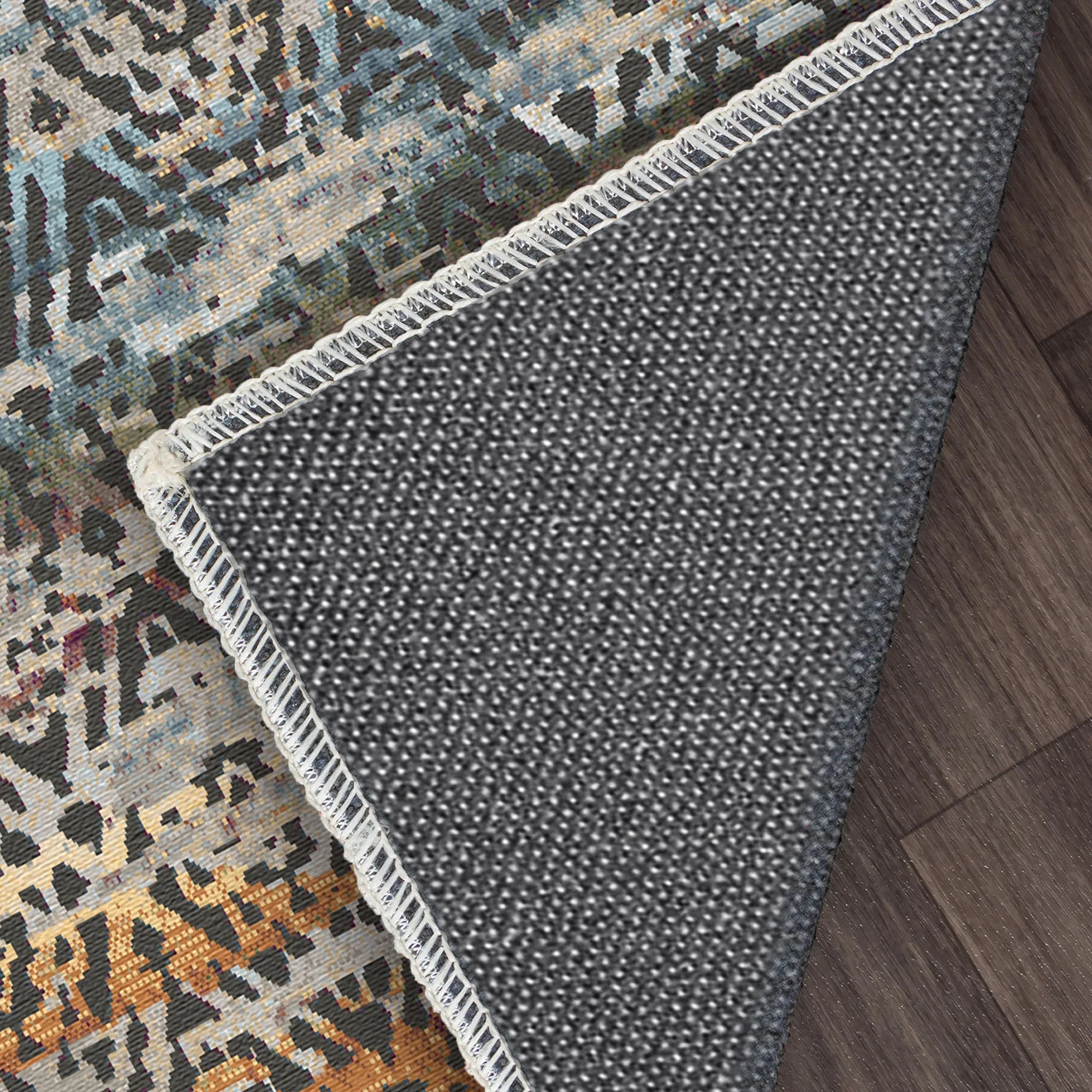 Lebhafter Geometrischer Teppich Sonnenwende