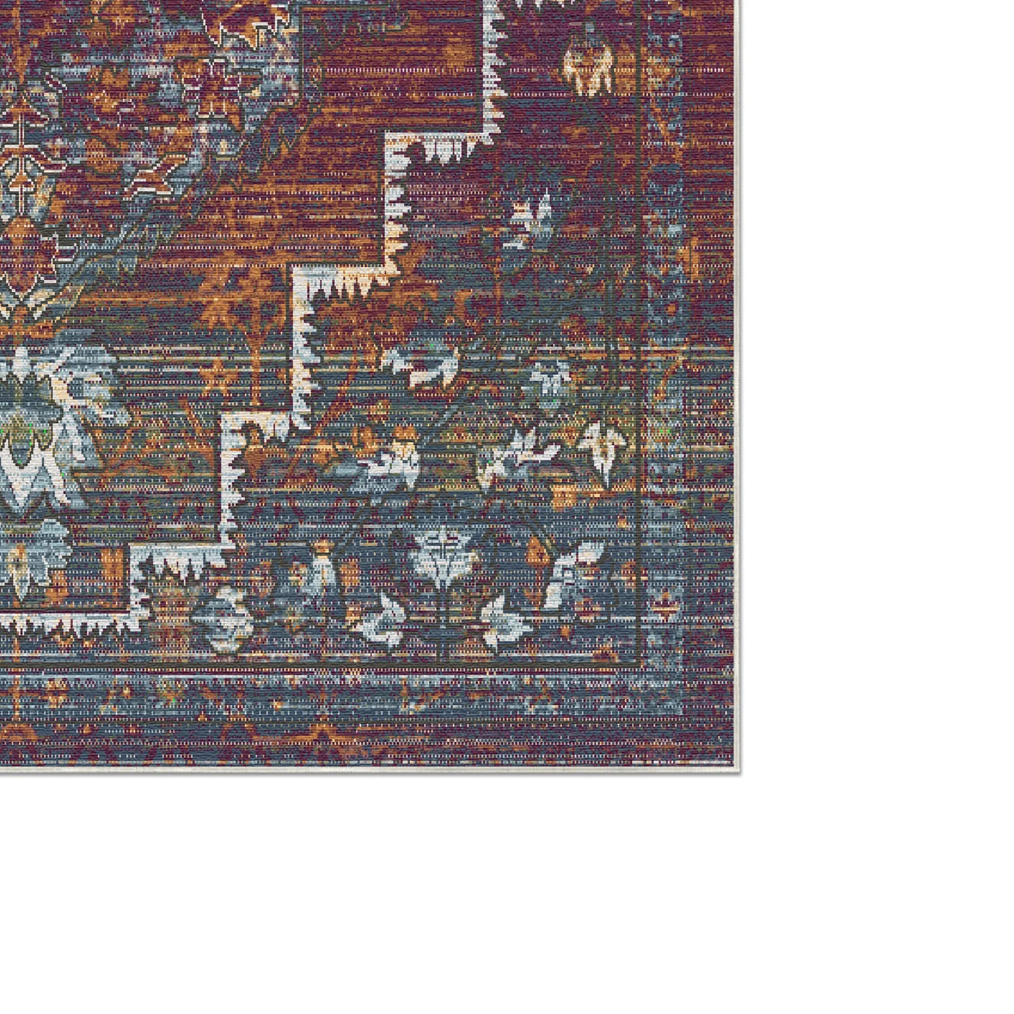 Nachtaktiver Stufenmedaillon Teppich