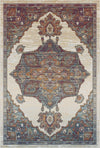 Königlicher Zenith Medaillon-Teppich Elfenbein