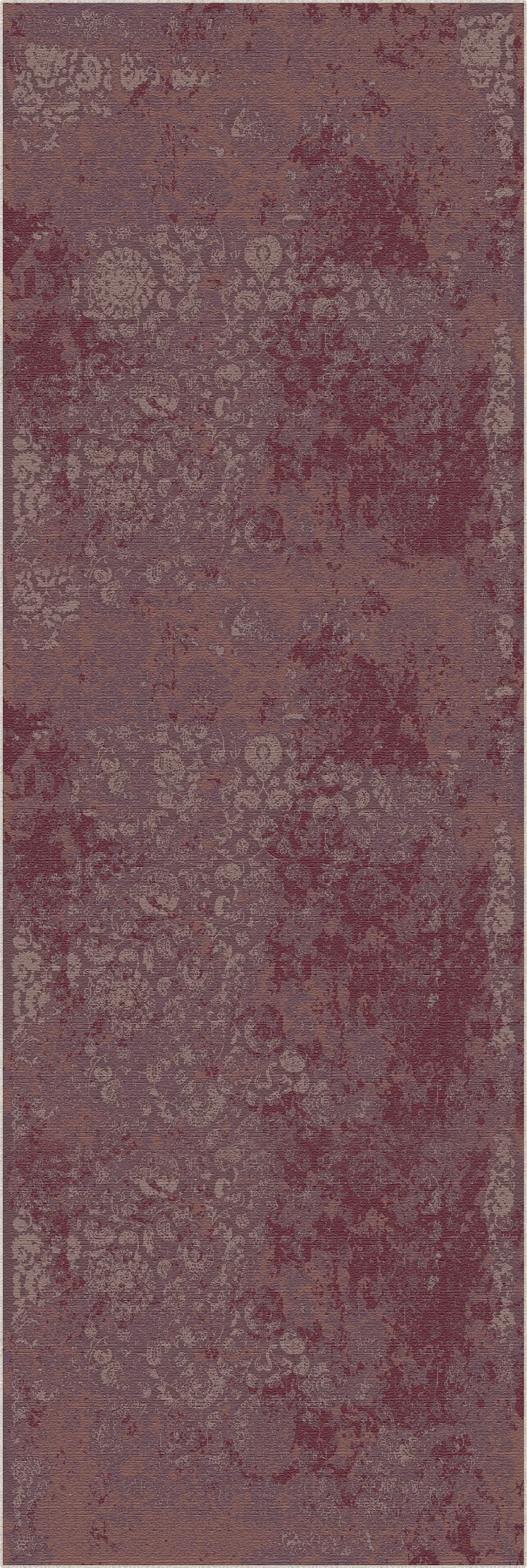 Blutroter Schatten Verblasster Teppich