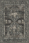 Mitternachts Höhle Vintage Waschbarer Teppich Schwarz