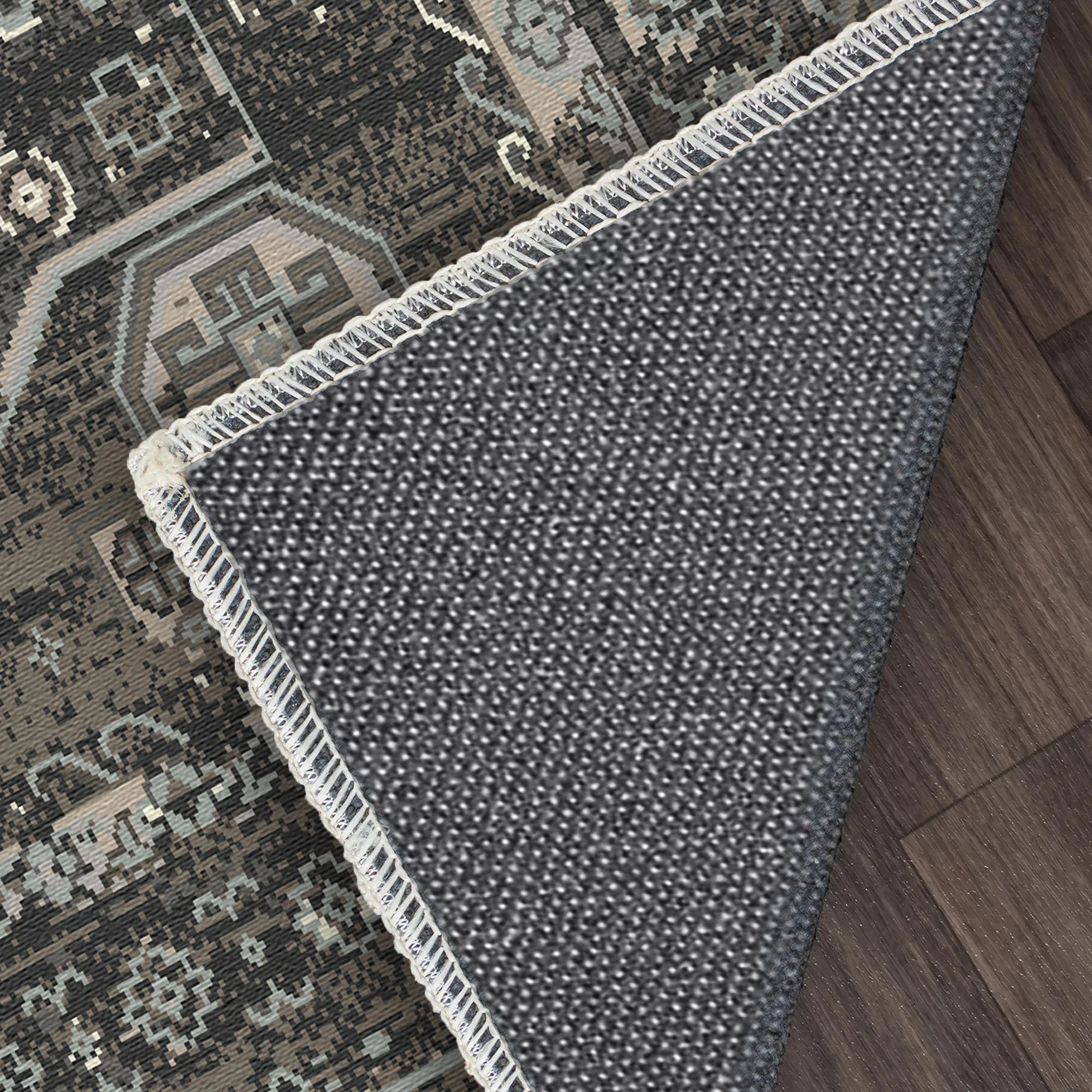 Waschbarer Vintage Teppich Midnight Cave