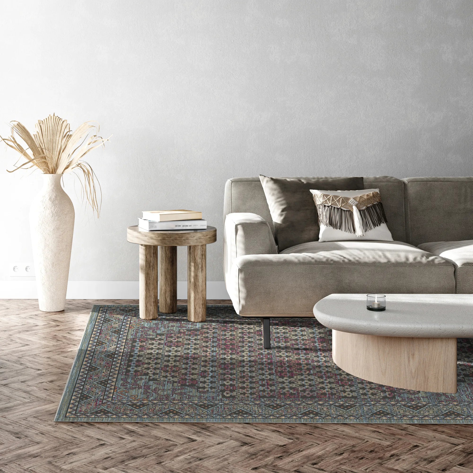 Midnight Nomad Medaillon Teppich