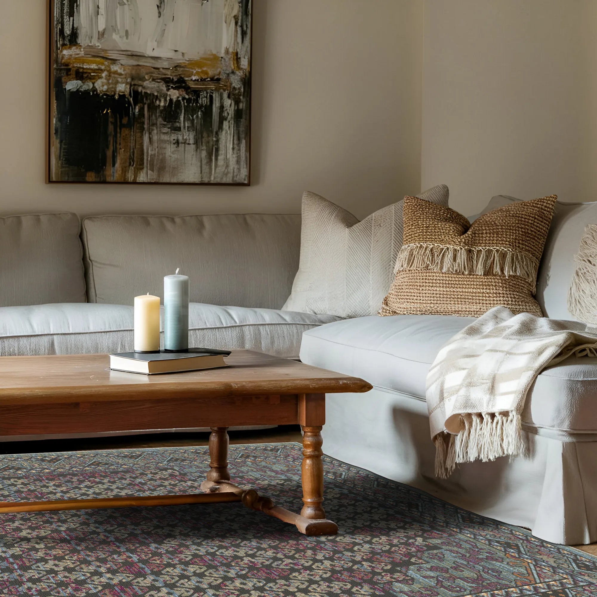 Midnight Nomad Medaillon Teppich