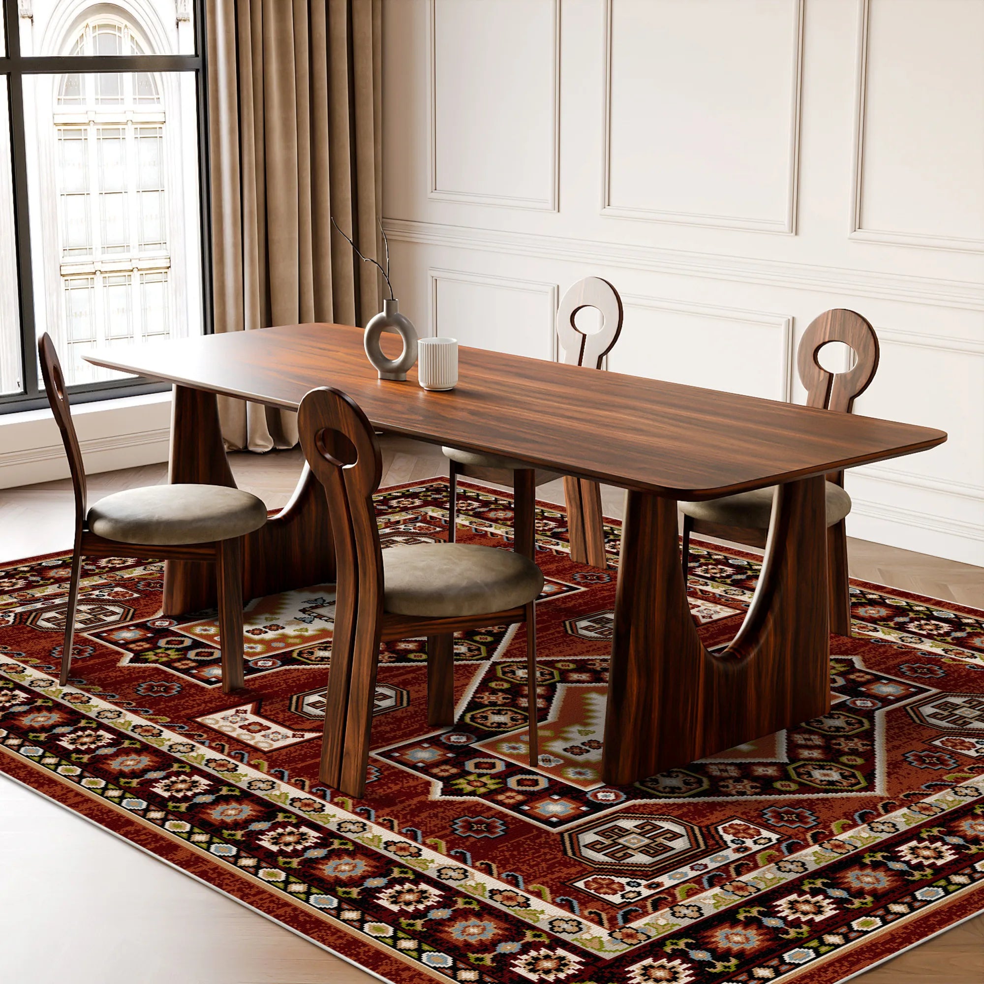 Nomad Brick Vintage Waschbarer Teppich