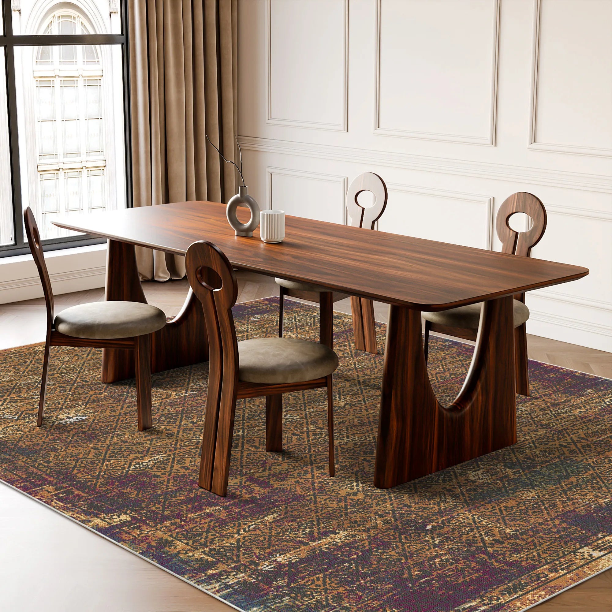 Geometrischer Teppich Amber Cipher