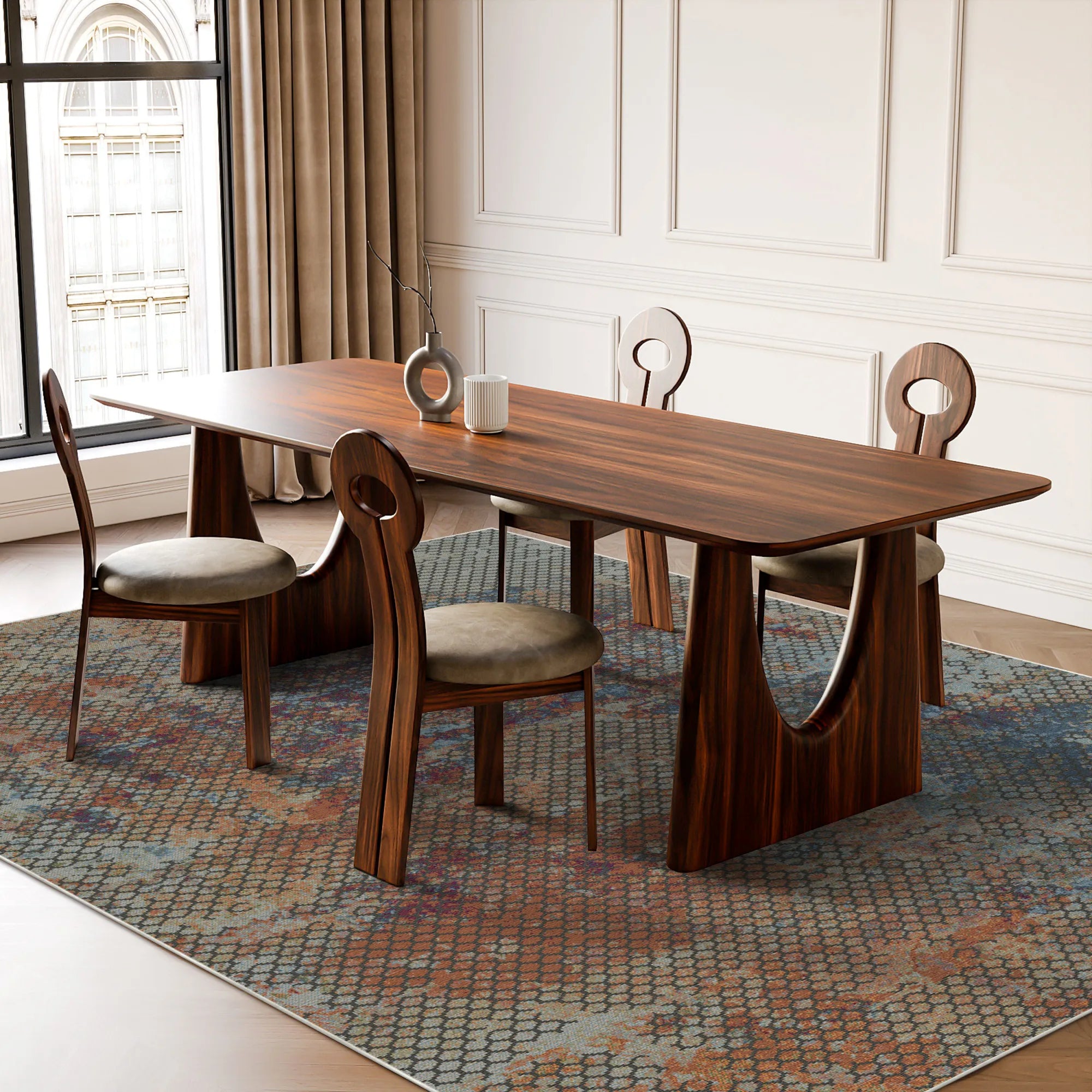 Nocturnal Ember Gitterteppich