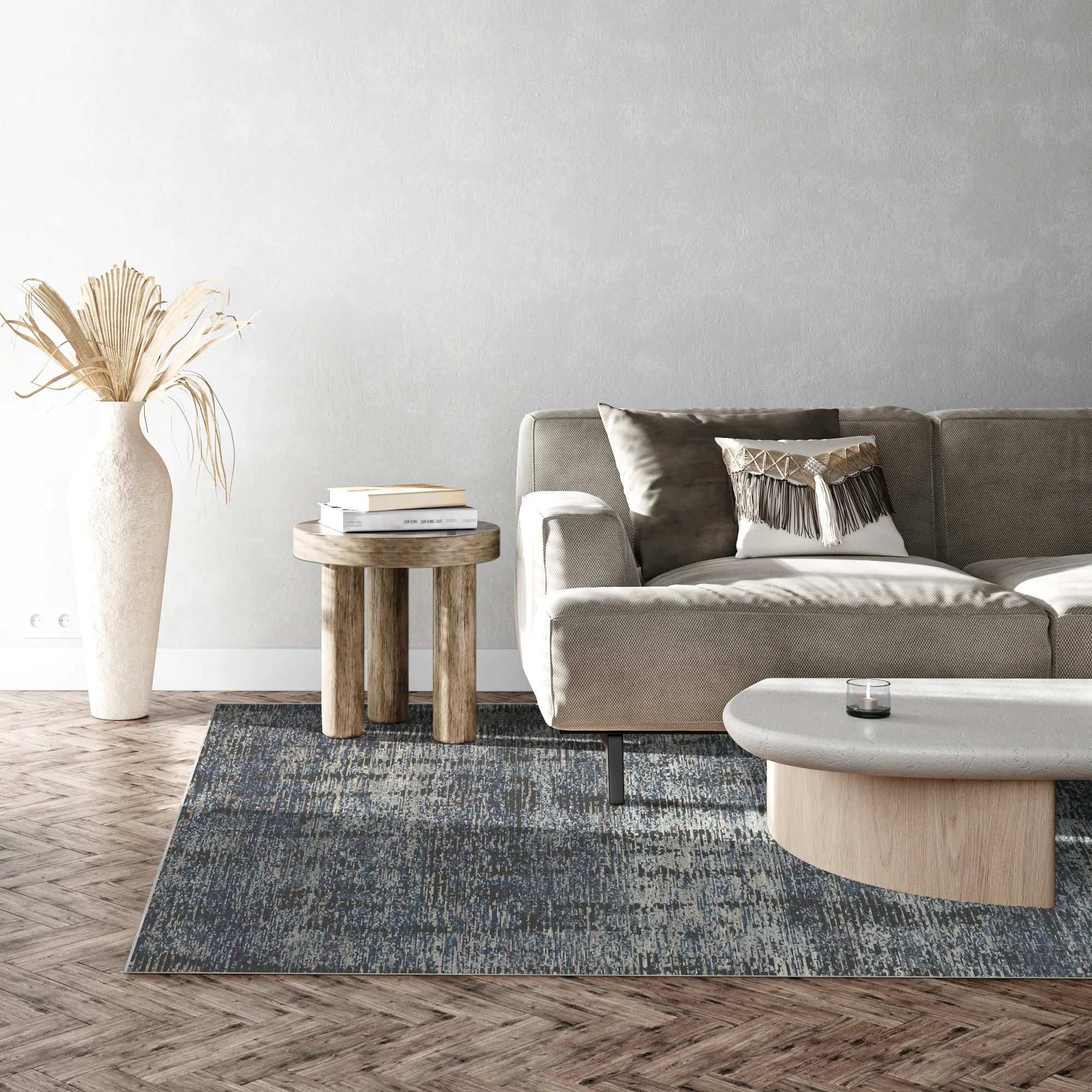 Abstrakter Teppich Mitternachtshorizont