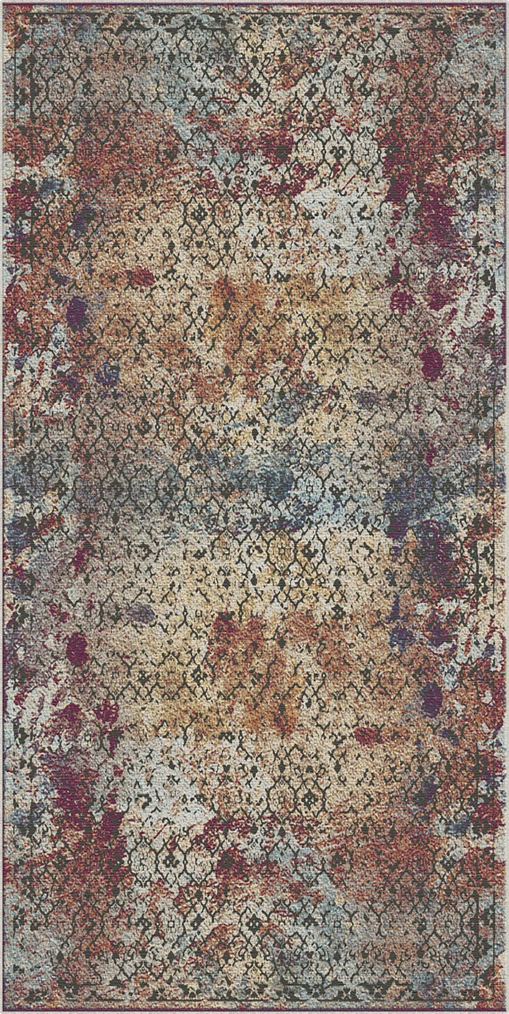 Künstlerische Tintenfass Gitter-Teppich