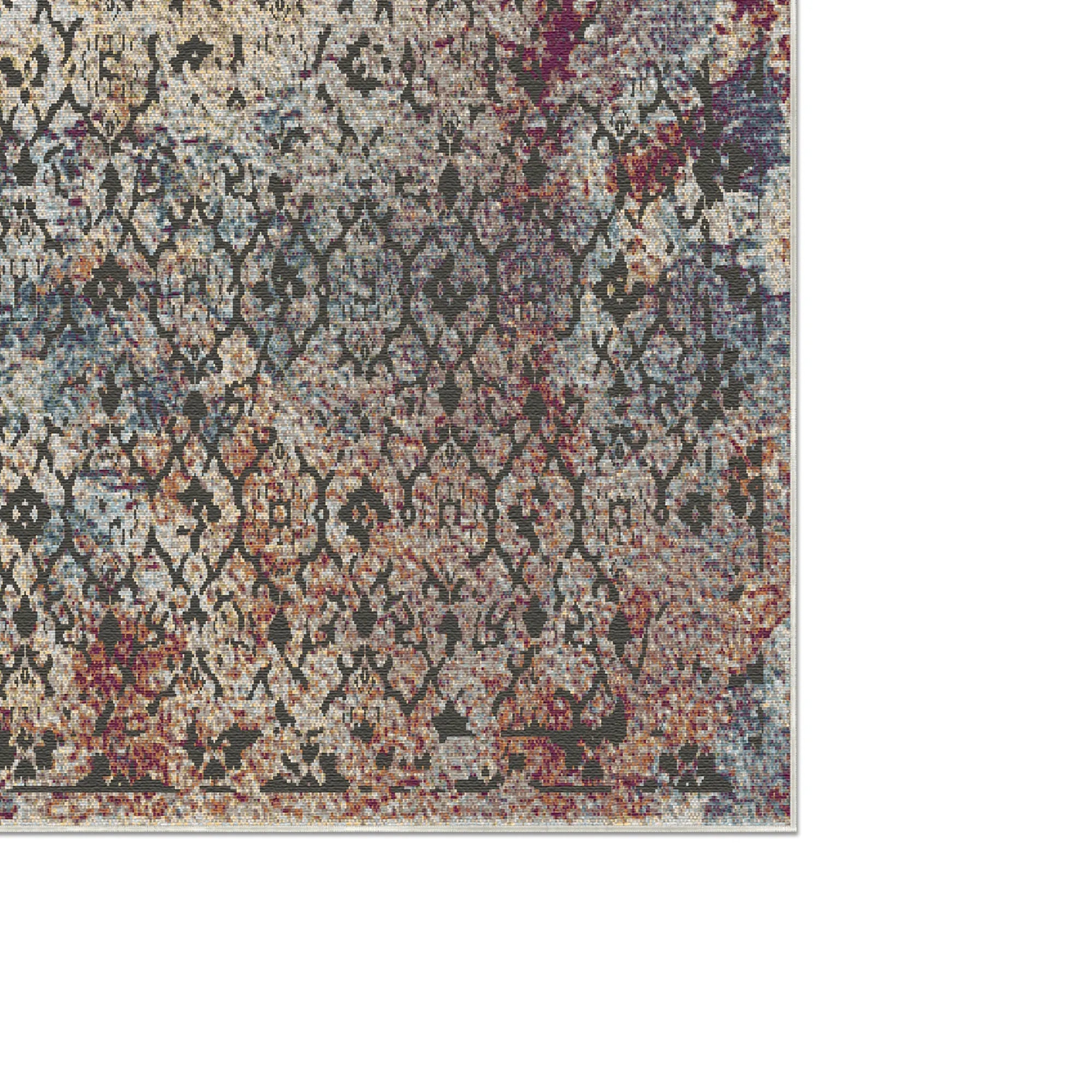 Handgefertigter Tintenfass Gitterteppich