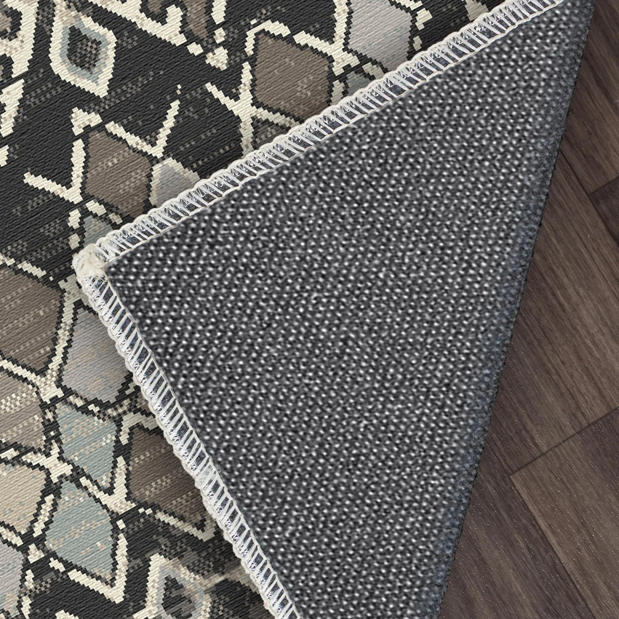 Waschbarer Teppich im Maya Nacht Stammesstil