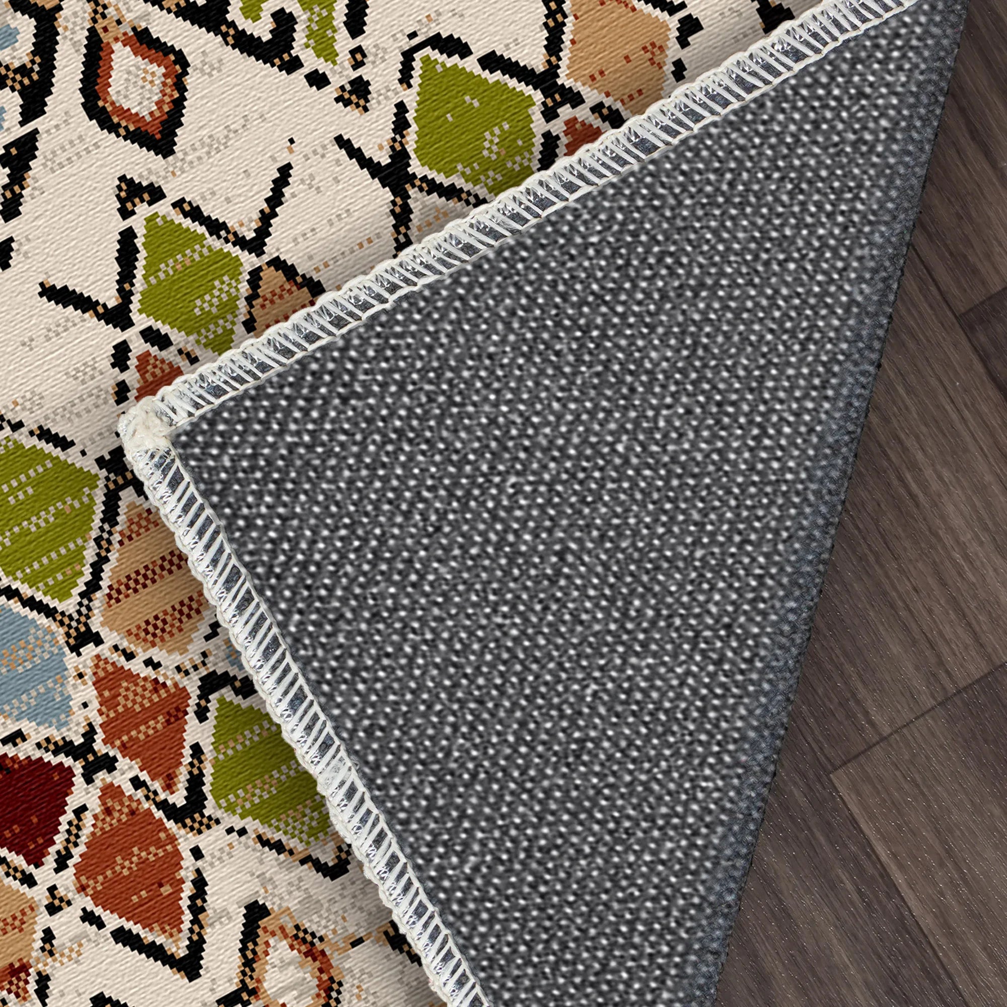 Anatolischer Gewürz Tribal Waschbarer Teppich