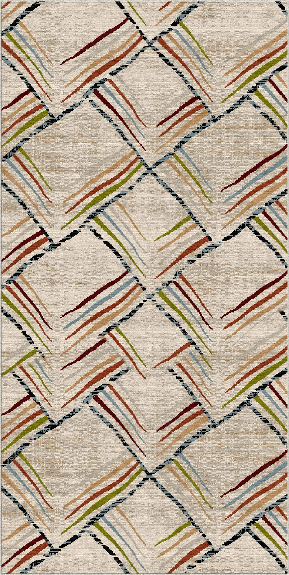 Sierra Skizze Geometrischer Waschbarer Teppich