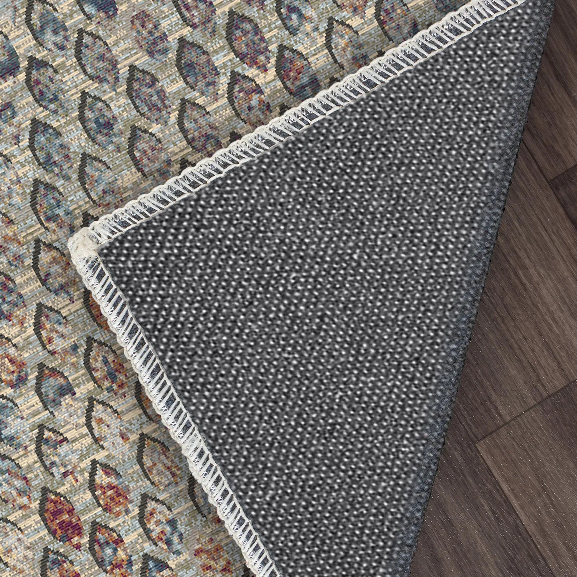 Blütenblatt Mosaik Azurblauer Teppich