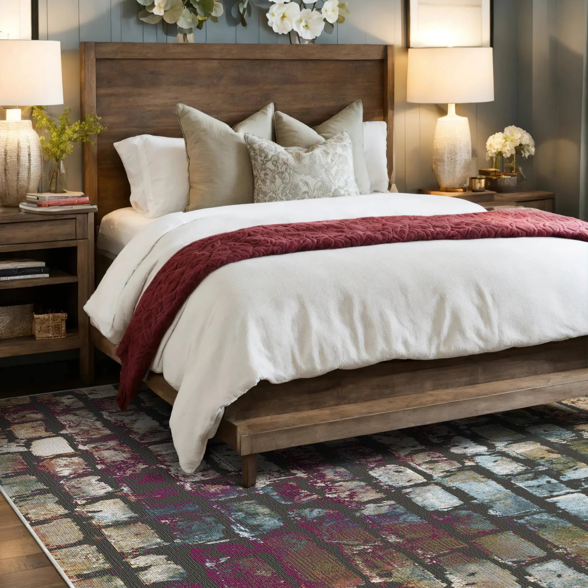 Urban Relic Masonry Abstrakter Teppich