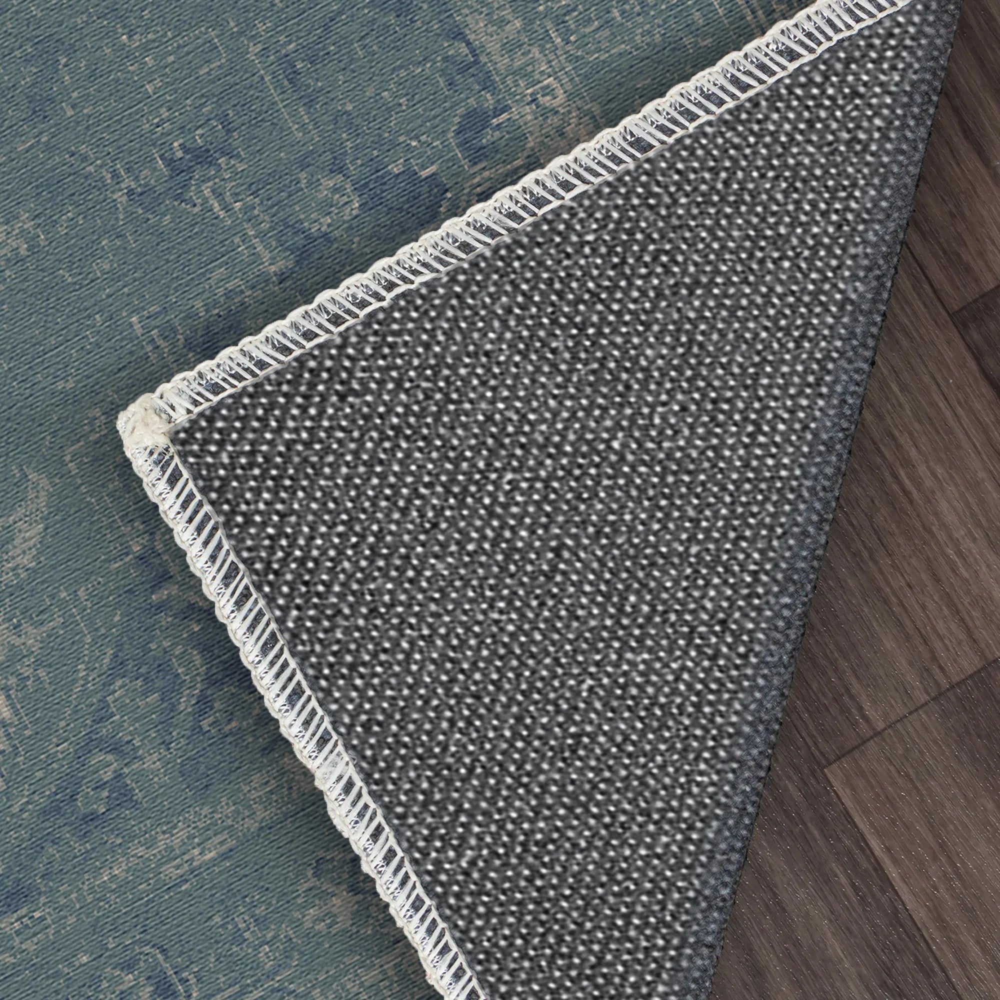 Himmelblauer Schatten Medaillon Teppich