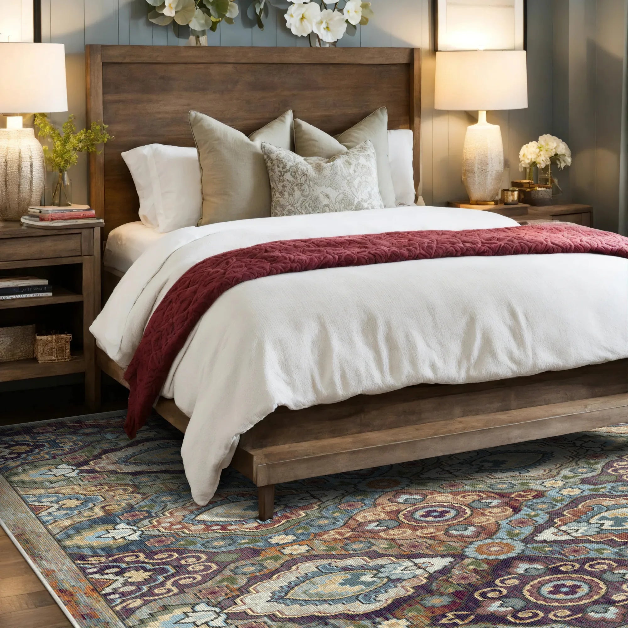 Prisma Gitter Blumenteppich