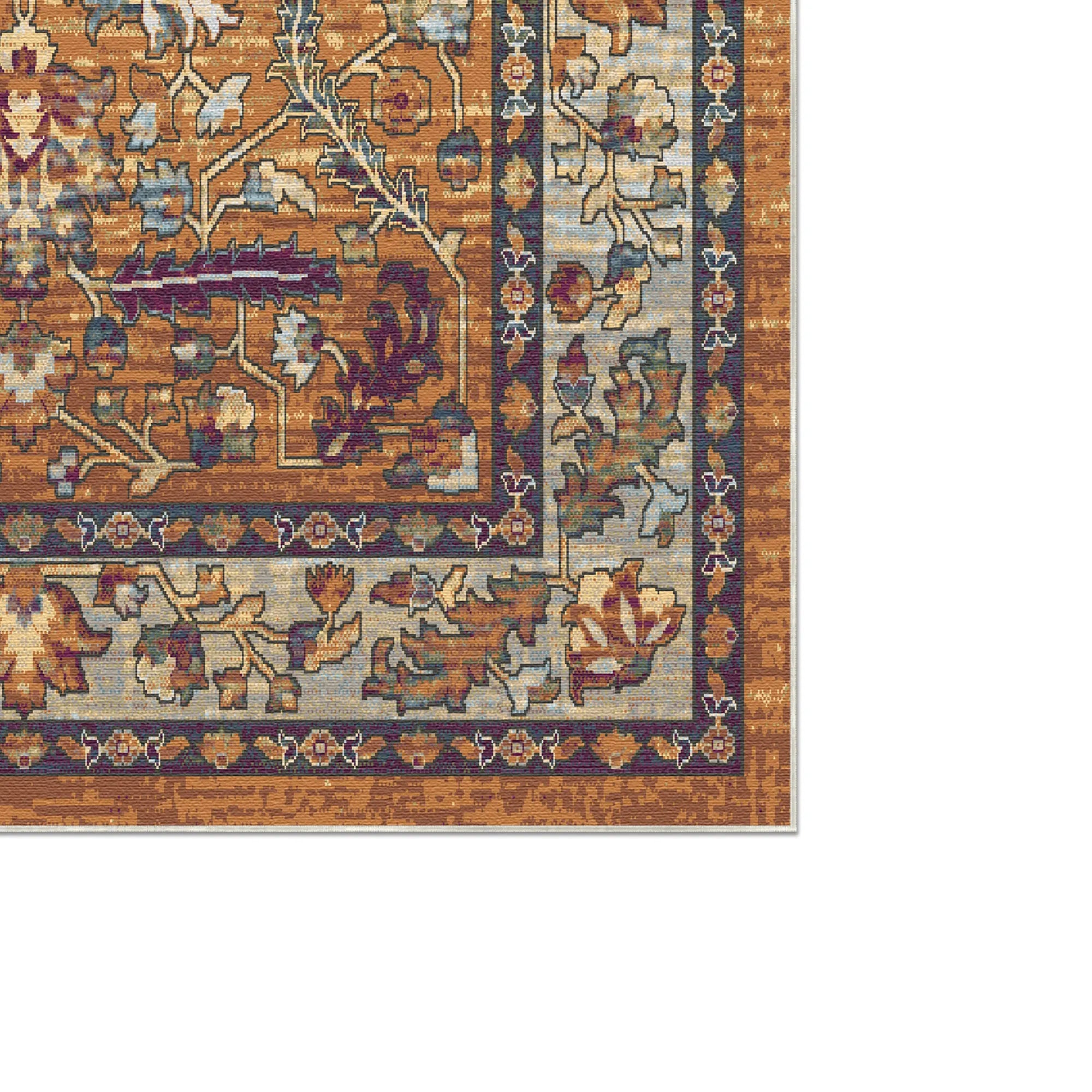 Amber Echo Antiker Blumenteppich