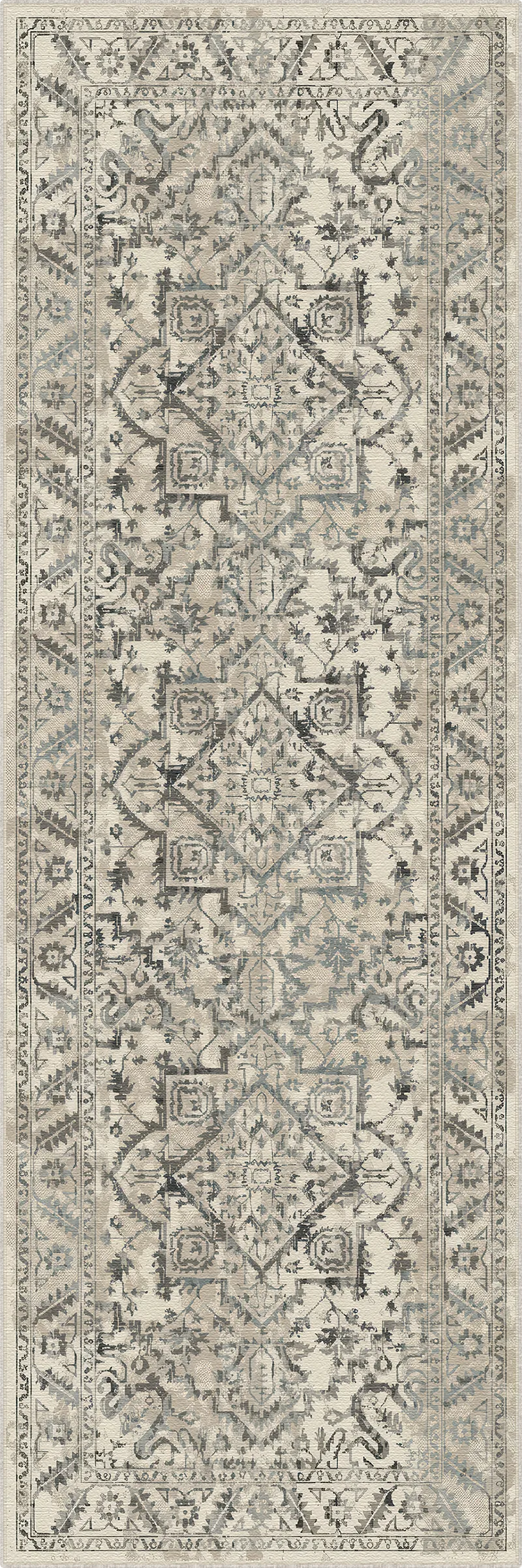 Myra Stein Vintage Waschbarer Teppich