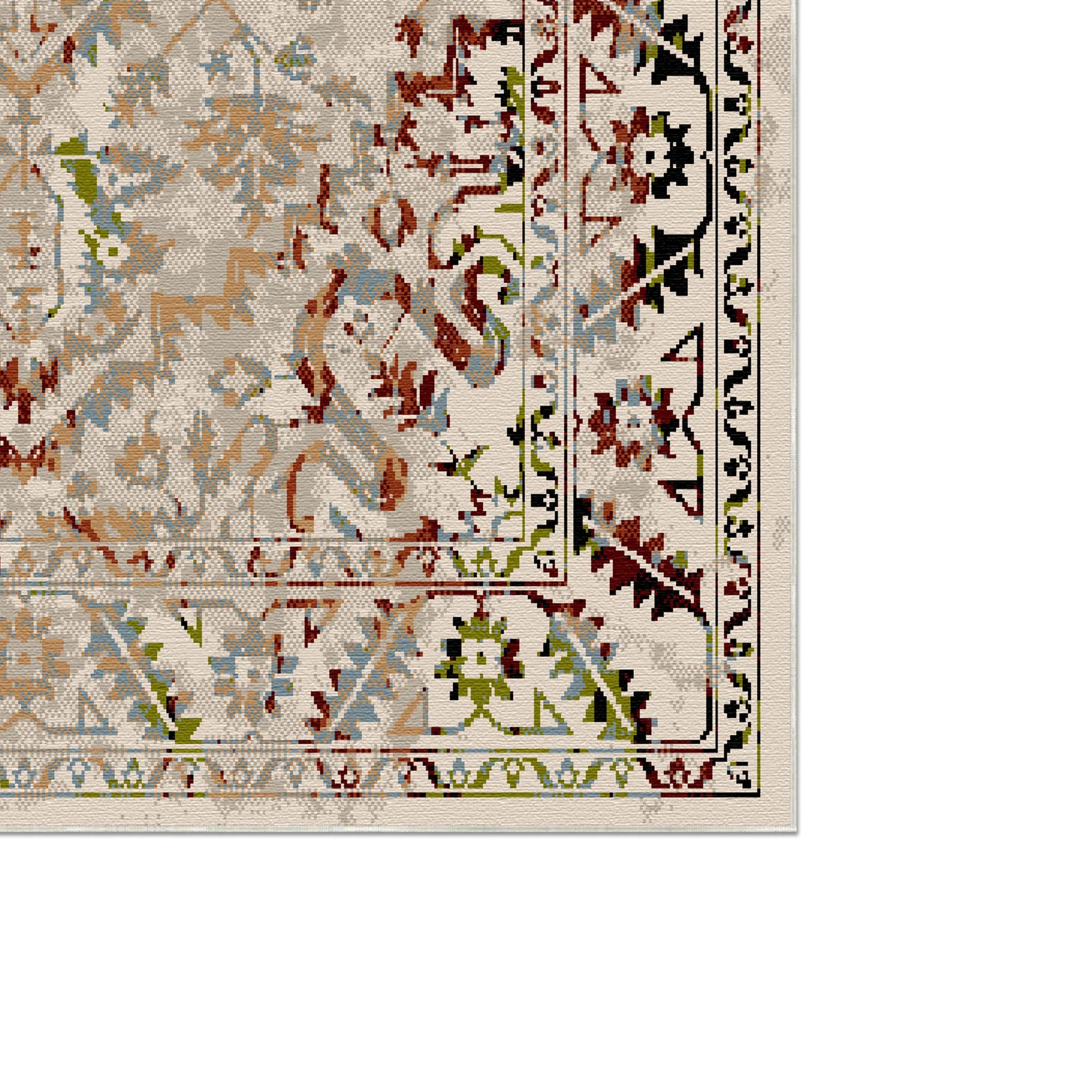 Ephesus Rust Vintage Waschbarer Teppich