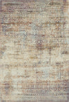 Alabaster Mosaik Verblasster Kachel-Teppich Elfenbein