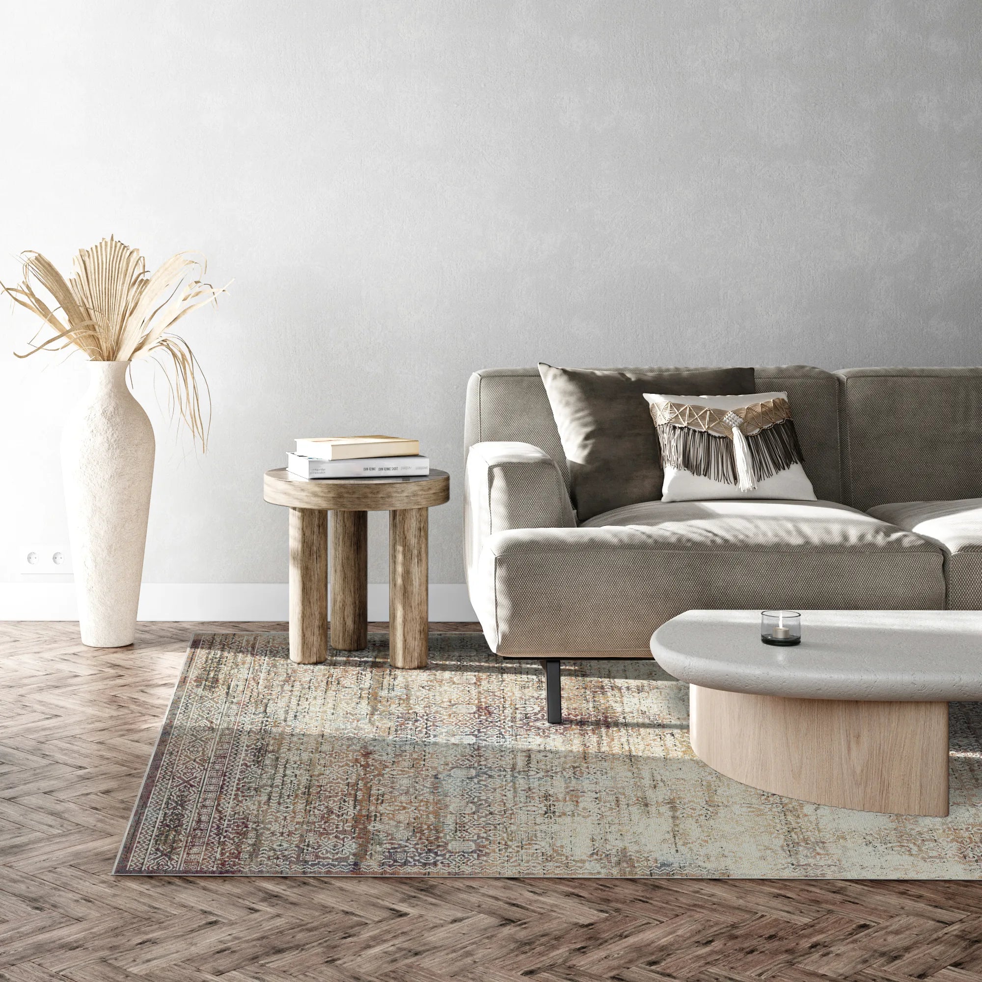 Alabaster Mosaik Teppich