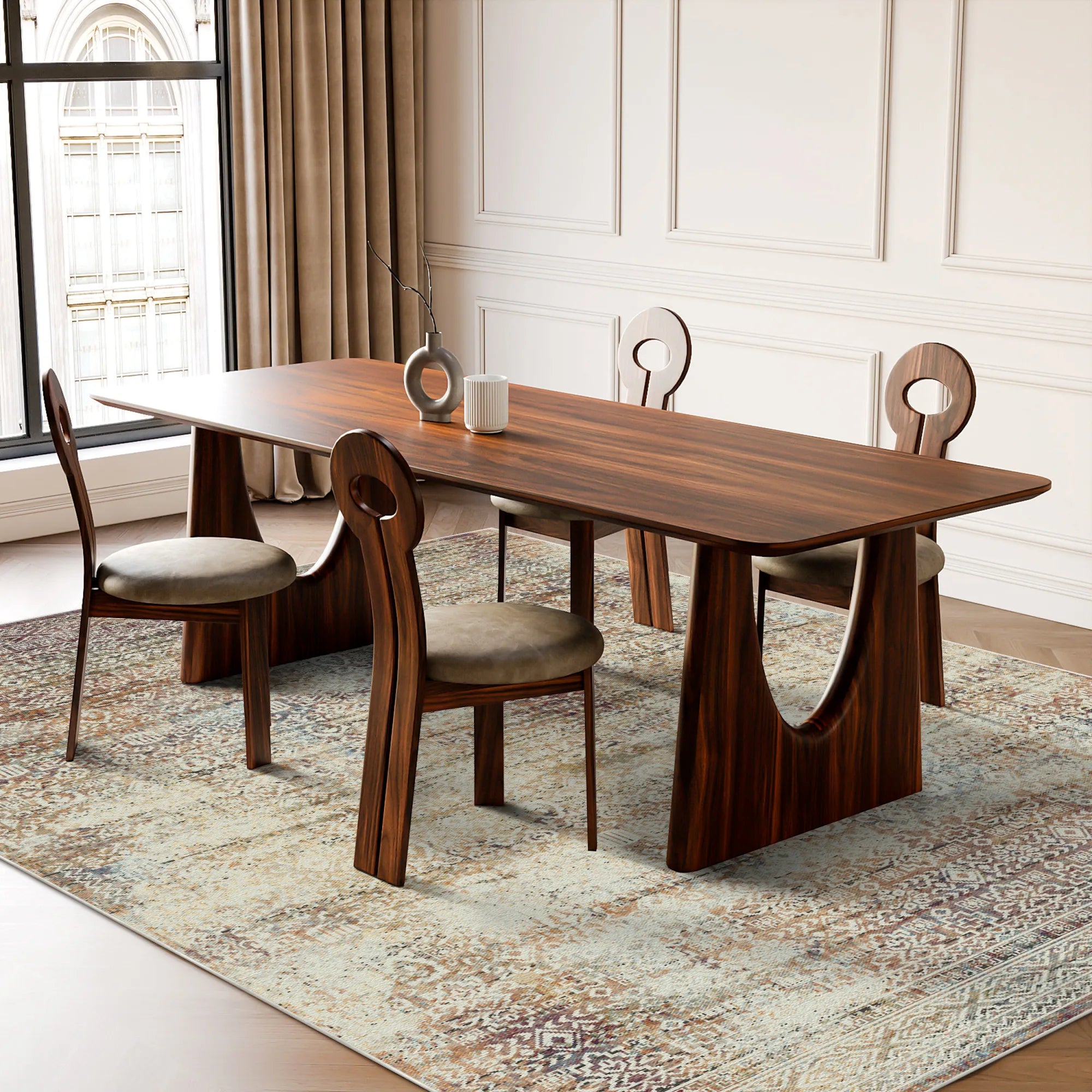 Alabaster Mosaik Teppich