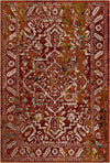 Pompeji Rost Vintage Waschbarer Teppich Rost