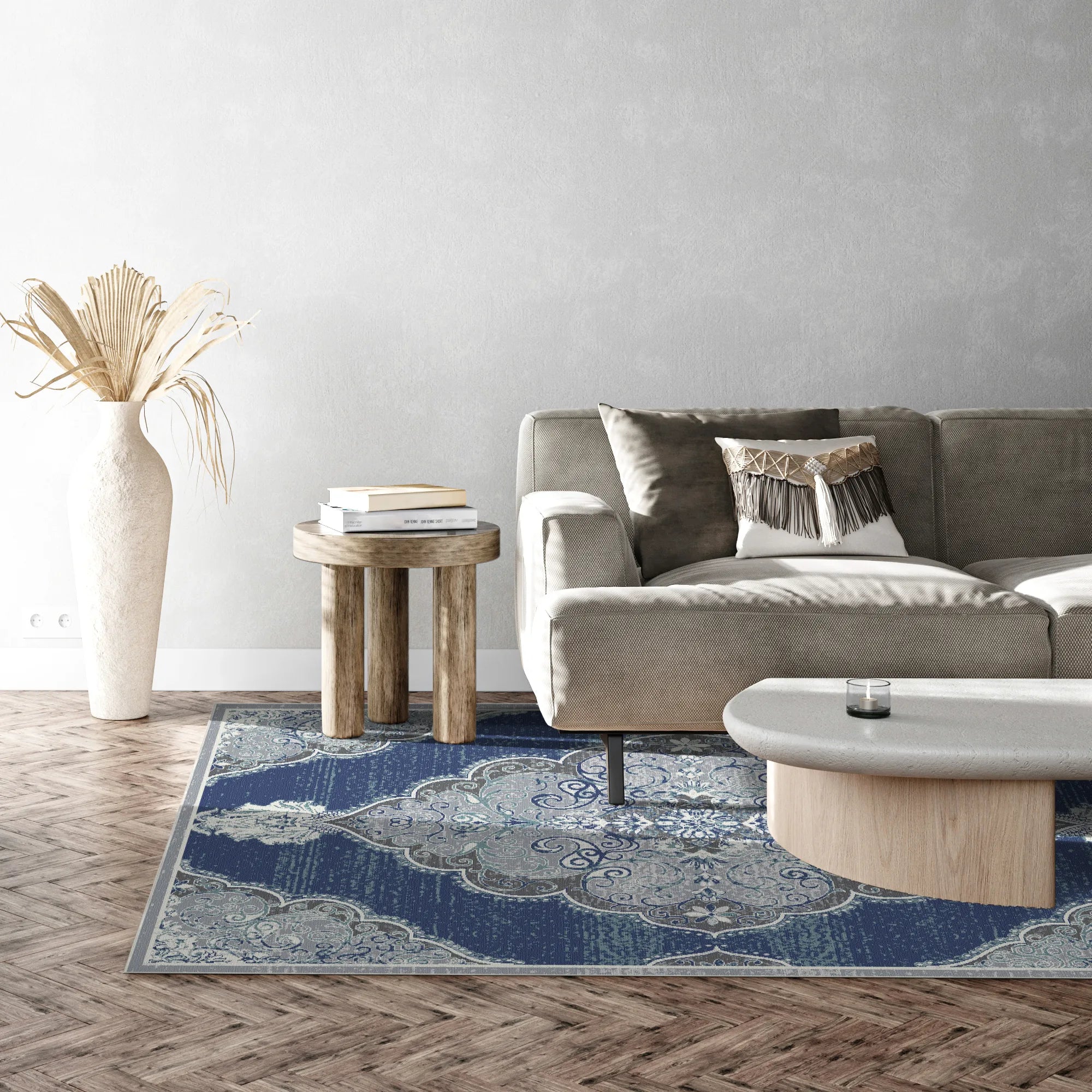 Teppich mit Schiefer Scrollmuster