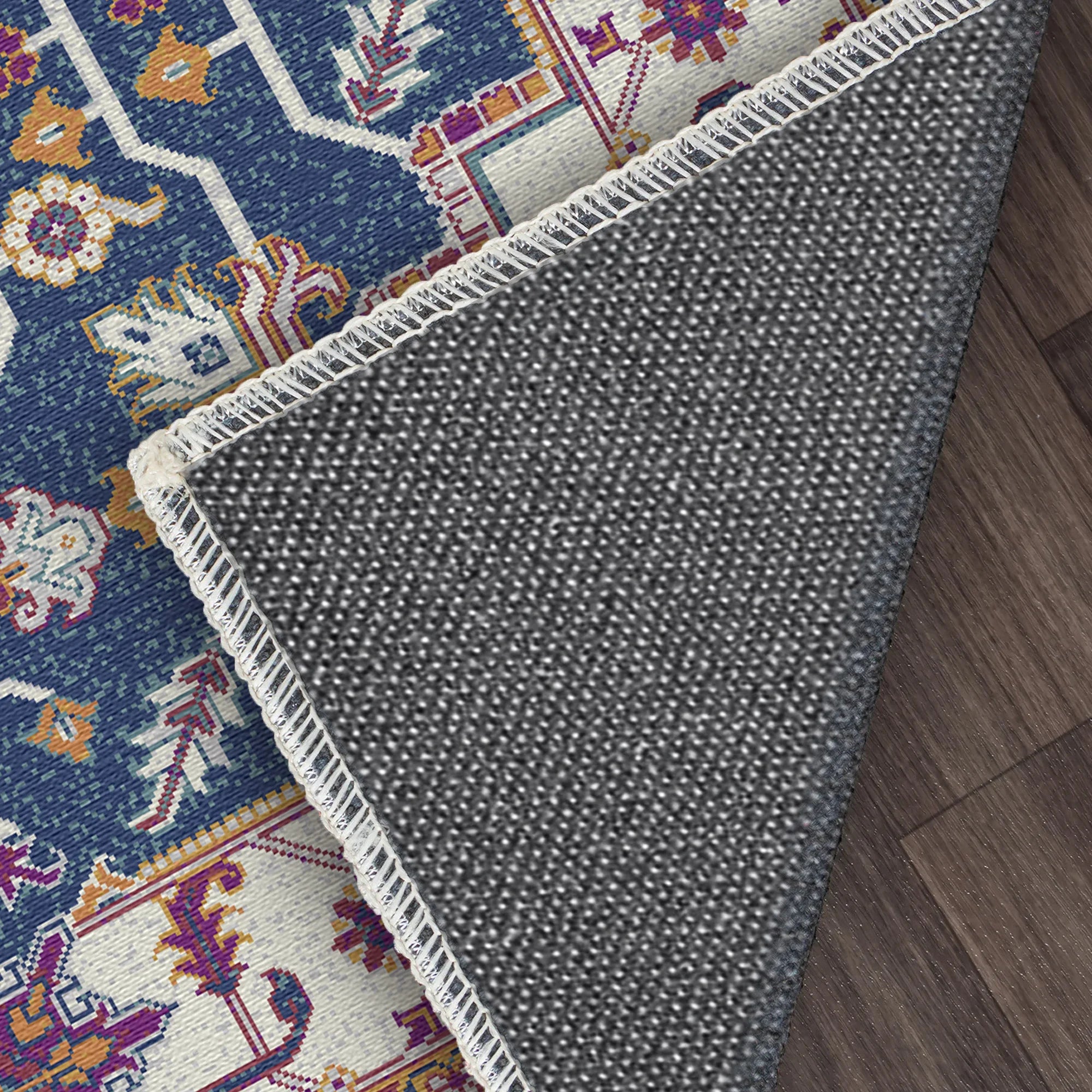 Indigo Mosaic Regal Medallion Teppich