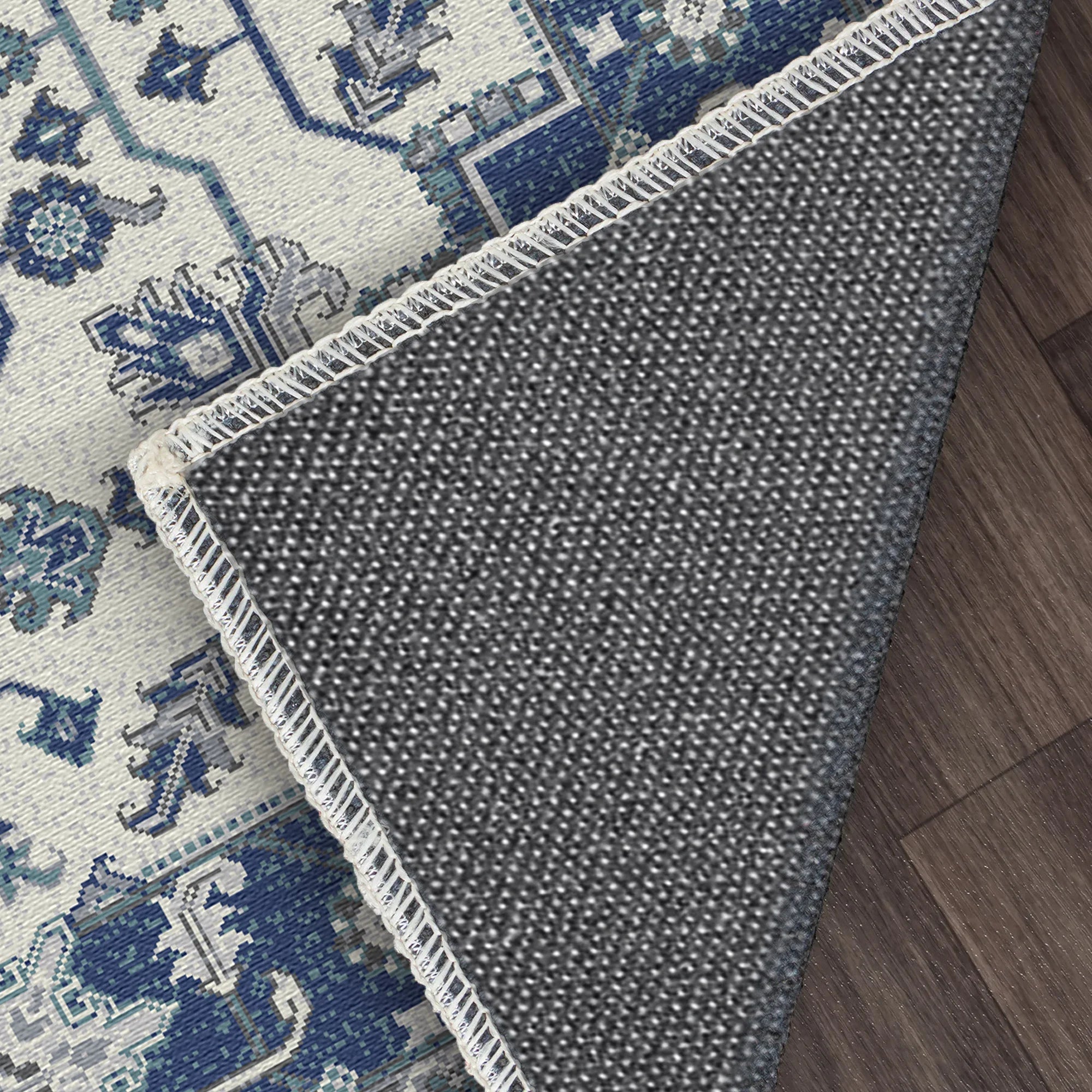 Schiefermosaik Teppich mit Königlichem Medaillon