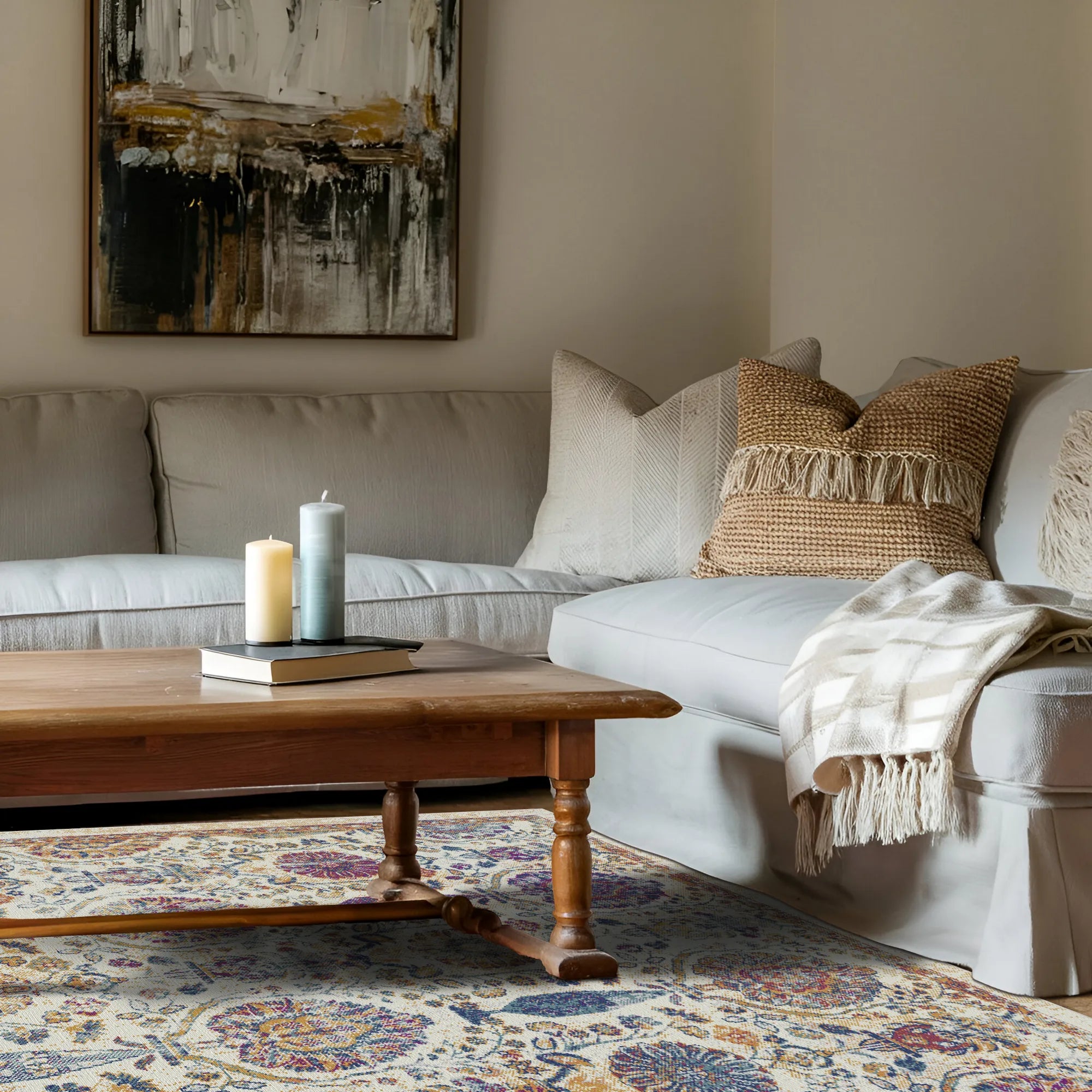 Souveräner Garten Gelöschter Botanischer Teppich