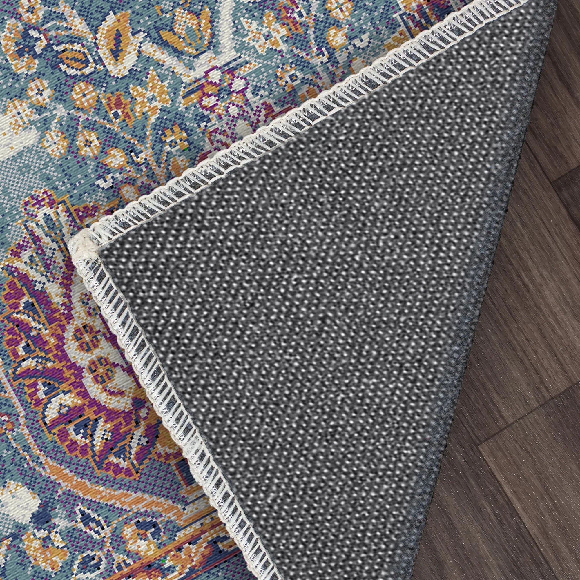 Ozeanischer Garten Gelöschter Botanischer Teppich