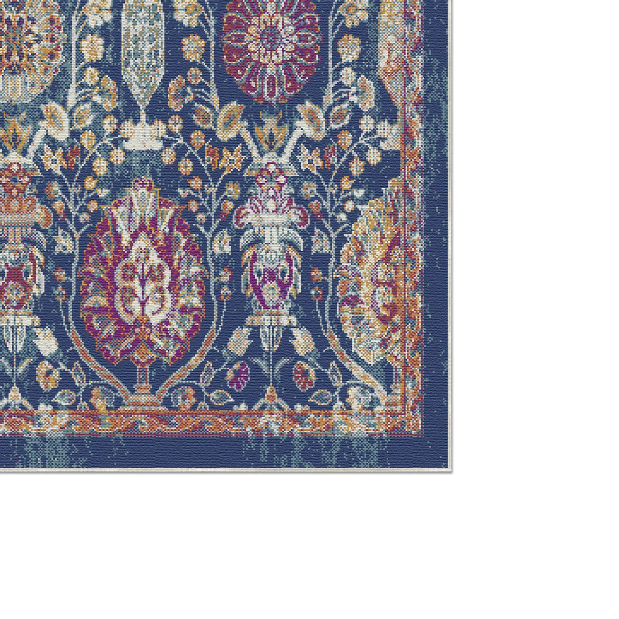 Mitternachtsgarten Gelöschter Botanischer Teppich