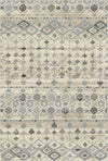 Baja Tribal Geometrischer Waschbarer Teppich Creme